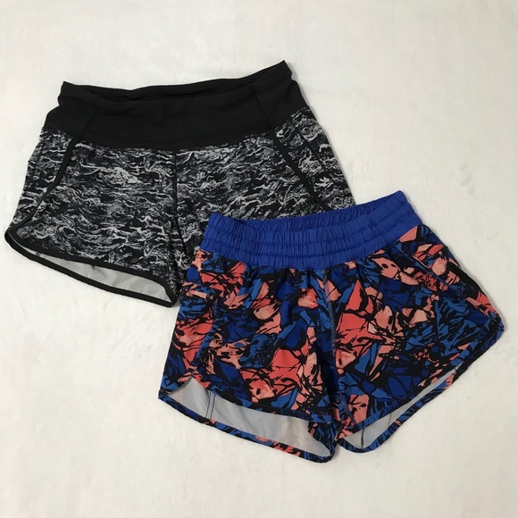 lululemon athletica Pants - PAINT STORM SOLD BUNDLE of Lululemon shorts size 4